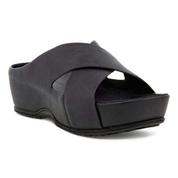 ECCO SHOES -IFLA WOMEN'S SLIDE-BLACK