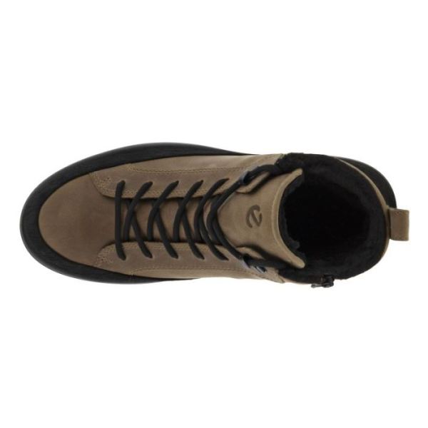 ECCO SHOES -SOFT7 TRED MEN'S WINTER BOOT-BLACK/NAVAJO BROWN