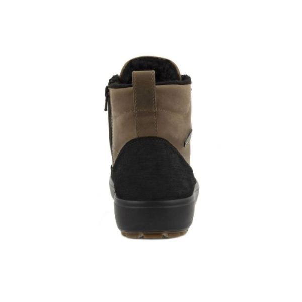 ECCO SHOES -SOFT7 TRED MEN'S WINTER BOOT-BLACK/NAVAJO BROWN