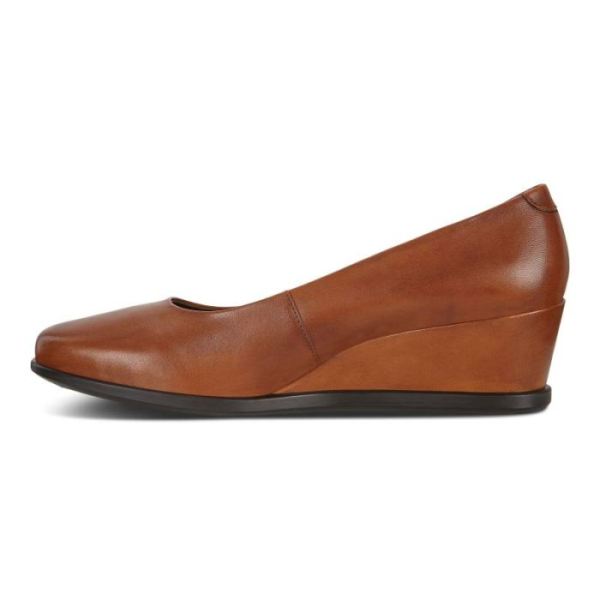 ECCO SHOES -SHAPE 45 WEDGE WOMEN'S PUMP-HONEY
