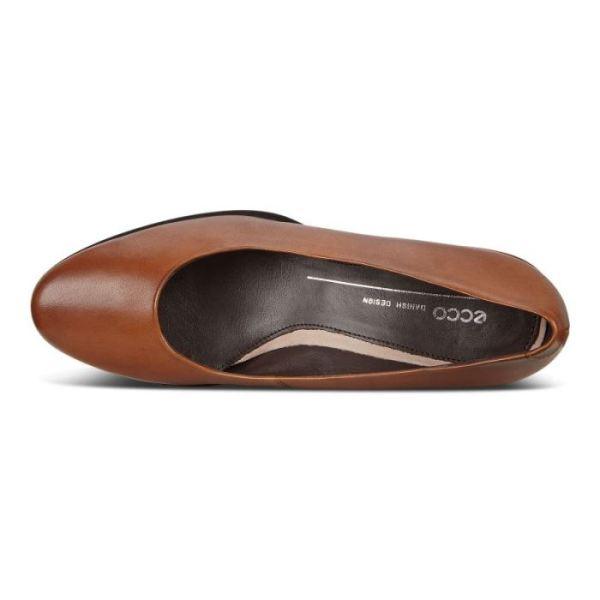 ECCO SHOES -SHAPE 45 WEDGE WOMEN'S PUMP-HONEY