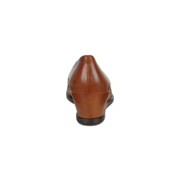ECCO SHOES -SHAPE 45 WEDGE WOMEN'S PUMP-HONEY