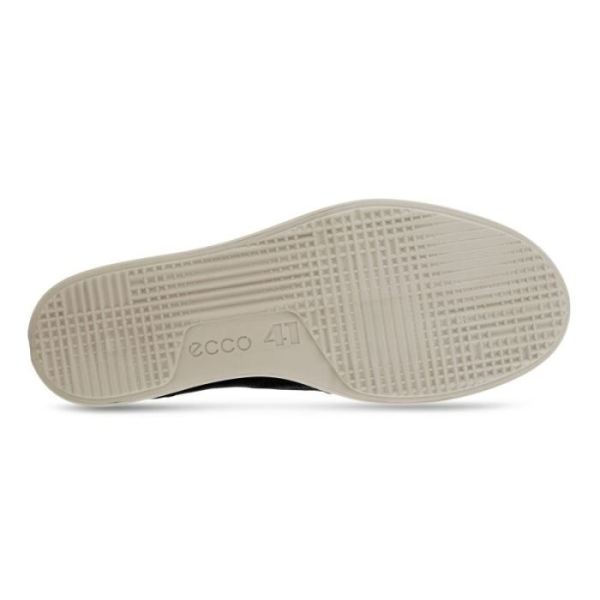 ECCO SHOES -COLLIN 2.0 MEN'S RETRO SLIP-ON-BLACK/BLACK