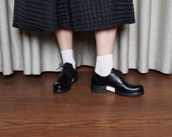 ECCO SHOES -MODTRAY WOMEN'S TIE-BLACK