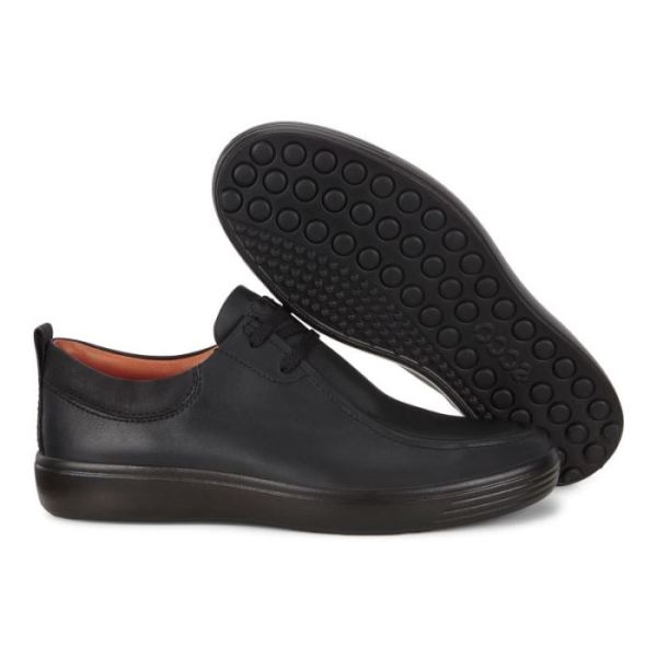 ECCO SHOES -SOFT 7 MEN'S MOCCASINS-BLACK/BLACK