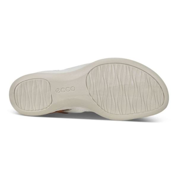 ECCO SHOES -FLASH WOMEN'S SANDAL-ALU SILVER/SHADOW WHITE/LION