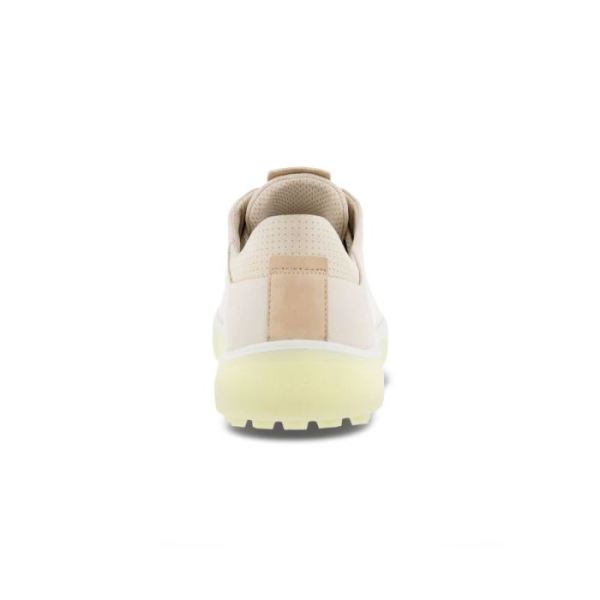 ECCO SHOES -WOMEN'S GOLF TRAY LACED SHOES-LIMESTONE