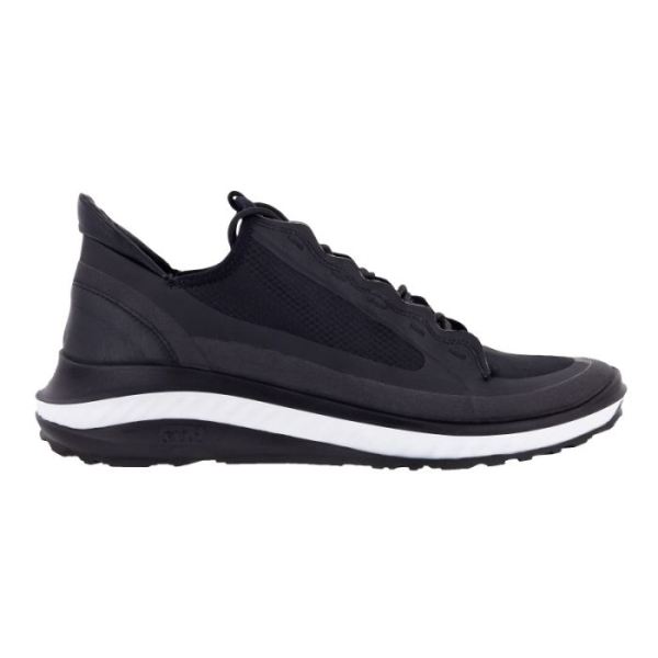 ECCO SHOES -ST.360 MEN'S ATHLETIC SNEAKER-BLACK