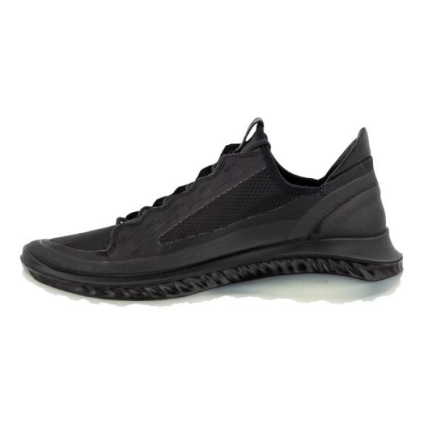 ECCO SHOES -ST.360 MEN'S ATHLETIC SNEAKER-BLACK