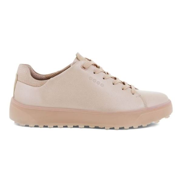 ECCO SHOES -WOMEN'S GOLF TRAY LACED SHOES-ROSE PEARL