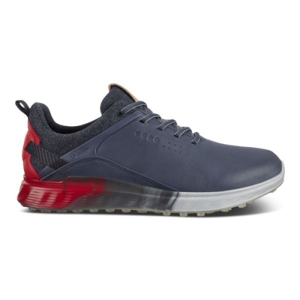 ECCO SHOES -MEN'S S-THREE SPIKELESS GOLF SHOES-OMBRE
