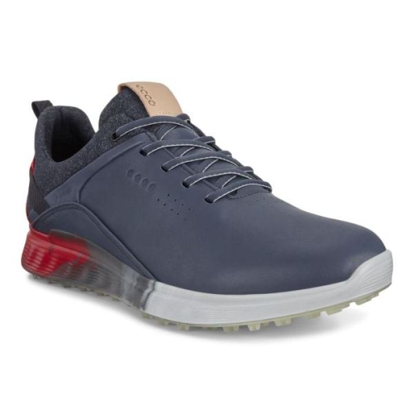 ECCO SHOES -MEN'S S-THREE SPIKELESS GOLF SHOES-OMBRE