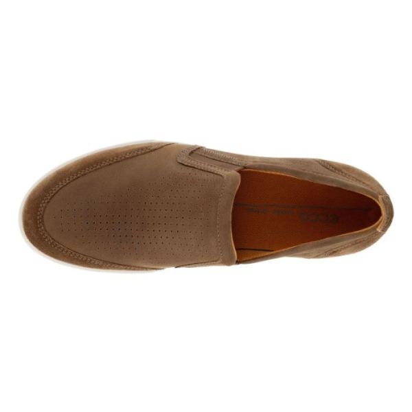 ECCO SHOES -COLLIN 2.0 MEN'S RETRO SLIP-ON-BIRCH/BIRCH