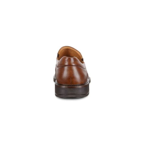 ECCO SHOES -HOLTON APRON MEN'S TOE SLIP ON-AMBER