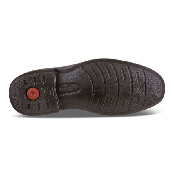 ECCO SHOES -HOLTON APRON MEN'S TOE SLIP ON-AMBER