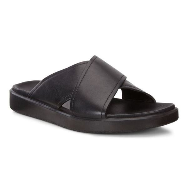 ECCO SHOES -FLOWT LX MEN'S SLIDE-BLACK
