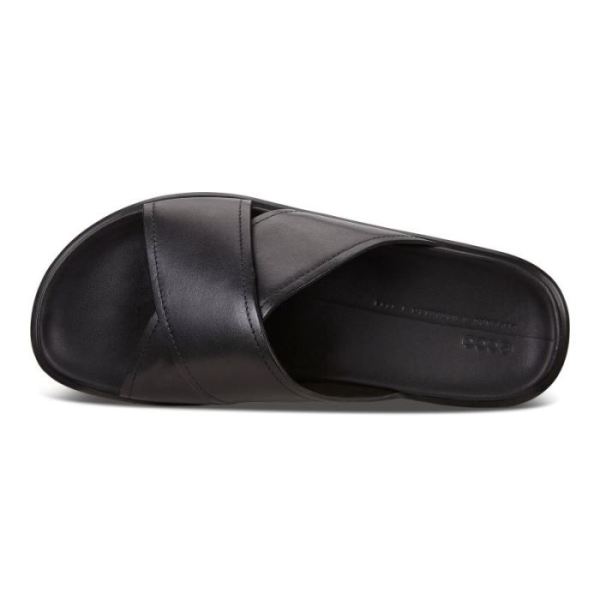 ECCO SHOES -FLOWT LX MEN'S SLIDE-BLACK