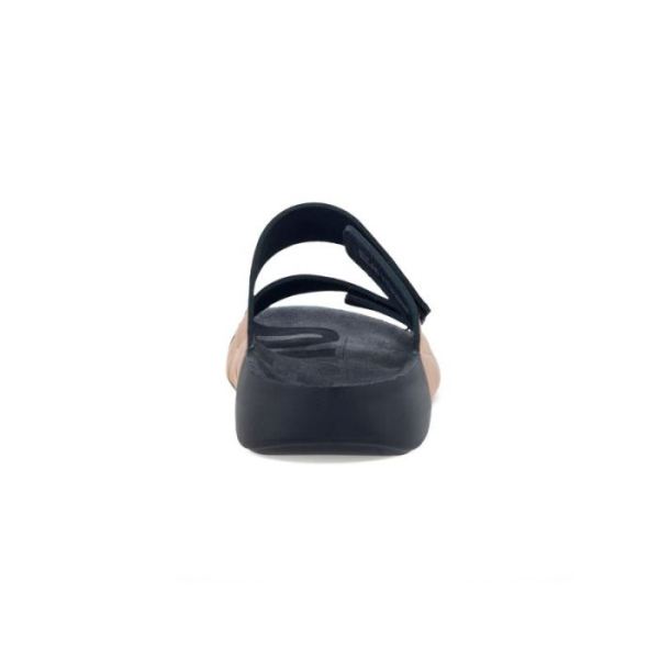 ECCO SHOES -2ND COZMO WOMEN'S TWO BAND SLIDE-BRONZE