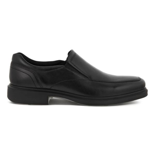 ECCO SHOES -HELSINKI 2.0 MEN'S APRON TOE SLIP-ON-BLACK
