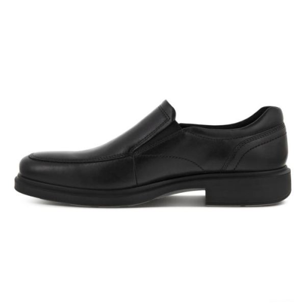 ECCO SHOES -HELSINKI 2.0 MEN'S APRON TOE SLIP-ON-BLACK
