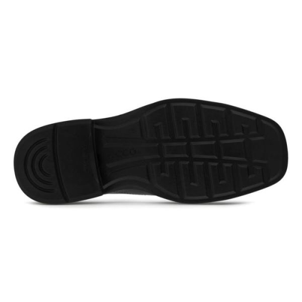 ECCO SHOES -HELSINKI 2.0 MEN'S APRON TOE SLIP-ON-BLACK