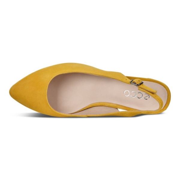ECCO SHOES -SHAPE 45 POINTY SLEEK SLINGBACK WOMEN'S PUMP-MERIGOLD