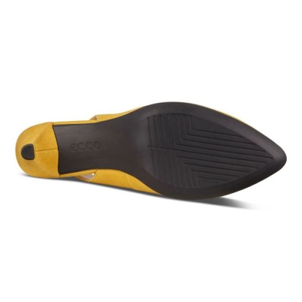 ECCO SHOES -SHAPE 45 POINTY SLEEK SLINGBACK WOMEN'S PUMP-MERIGOLD