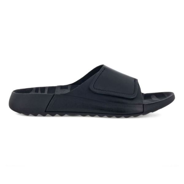 ECCO SHOES -2ND COZMO WOMEN'S ONE BAND SLIDE-BLACK