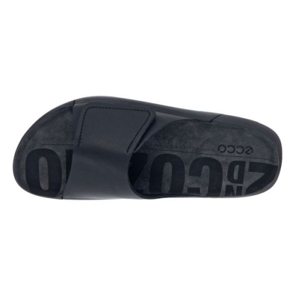 ECCO SHOES -2ND COZMO WOMEN'S ONE BAND SLIDE-BLACK