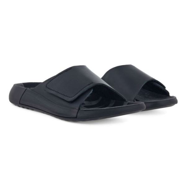 ECCO SHOES -2ND COZMO WOMEN'S ONE BAND SLIDE-BLACK