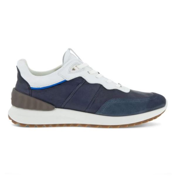 ECCO SHOES -ASTIR MEN'S RETRO TRAINER-OMBRE/NIGHT SKY/BRIGHT WHITE/DYNASTY