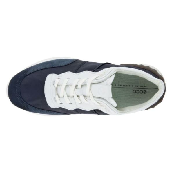 ECCO SHOES -ASTIR MEN'S RETRO TRAINER-OMBRE/NIGHT SKY/BRIGHT WHITE/DYNASTY