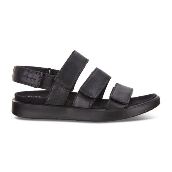 ECCO SHOES -FLOWT WOMEN'S FLAT SANDAL-BLACK
