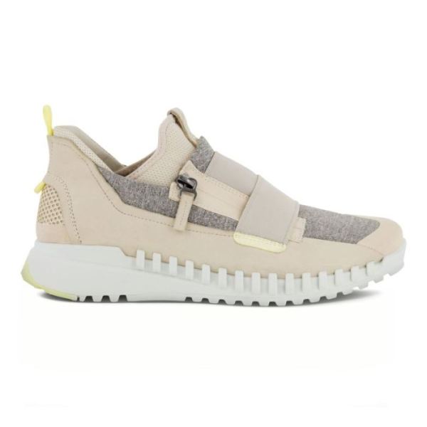 ECCO SHOES -ZIPFLEX WOMEN'S SLIP-ON SHOES-LIMESTONE/LIMESTONE