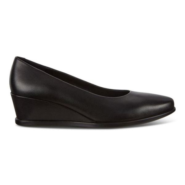 ECCO SHOES -SHAPE 45 WEDGE WOMEN'S PUMP-BLACK