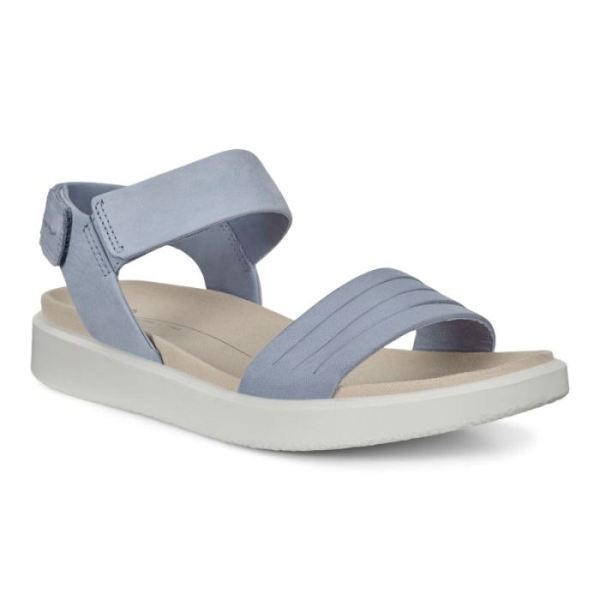 ECCO SHOES -FLOWT WOMEN'S FLAT SANDAL-DUSTY BLUE