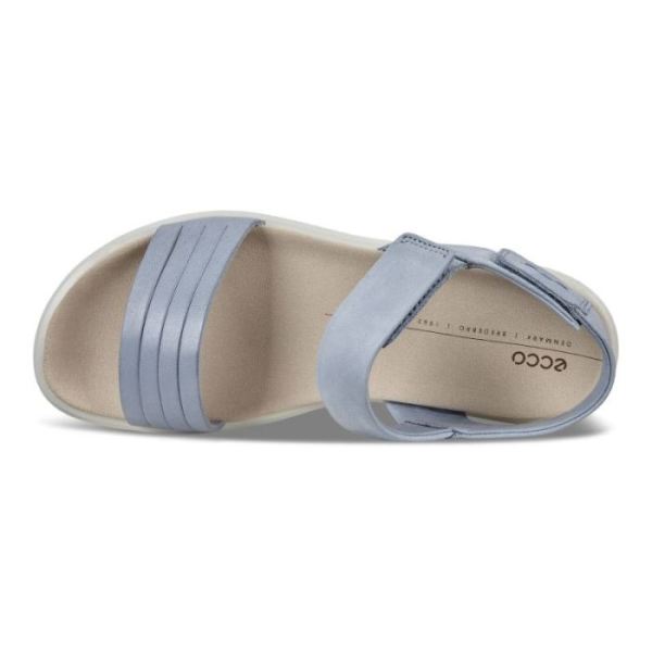 ECCO SHOES -FLOWT WOMEN'S FLAT SANDAL-DUSTY BLUE