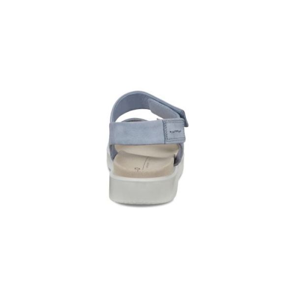 ECCO SHOES -FLOWT WOMEN'S FLAT SANDAL-DUSTY BLUE