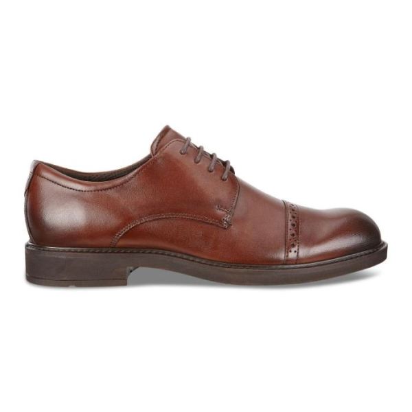 ECCO SHOES -VITRUS III SHOE-COGNAC