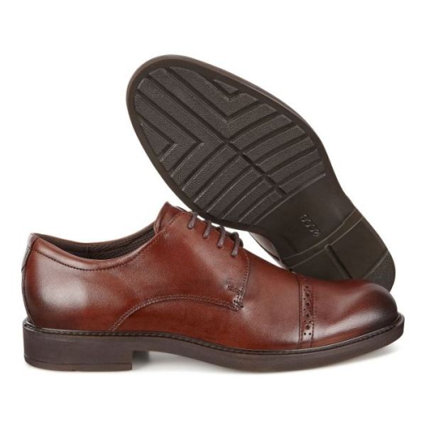 ECCO SHOES -VITRUS III SHOE-COGNAC