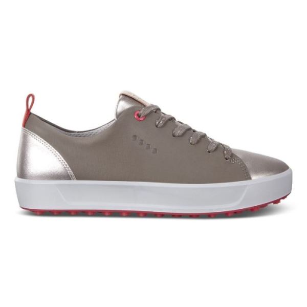 ECCO SHOES -WOMEN'S GOLF SOFT SHOE-WARM GRAY