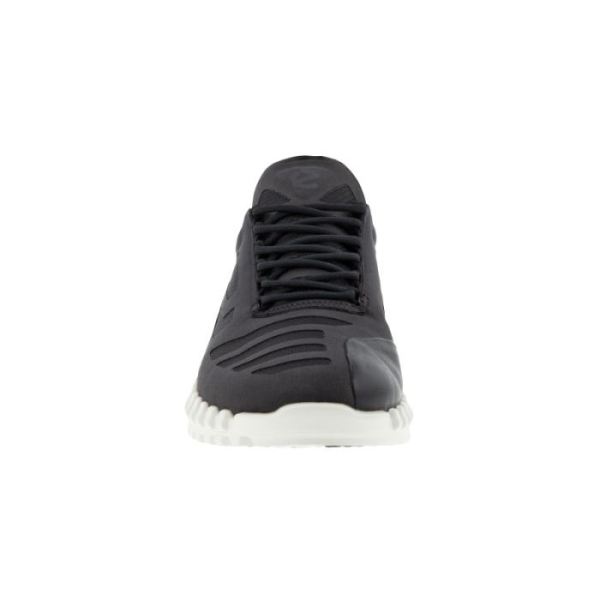 ECCO SHOES -ZIPFLEX MEN'S BREATHRU HM-BLACK/BLACK