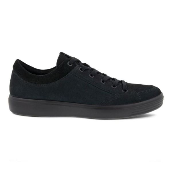 ECCO SHOES -SOFT 7 MEN'S SNEAKER 2.0-BLACK/BLACK/BLACK