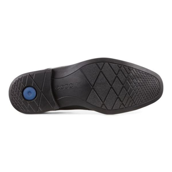 ECCO SHOES -MELBOURNE CAP TOE TIE-BLACK