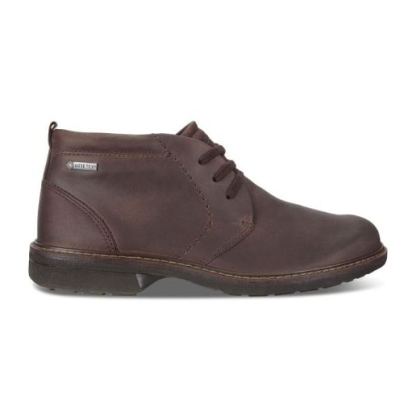 ECCO SHOES -TURN GTX MEN'S CHUKKA TIE-COCOA BROWN