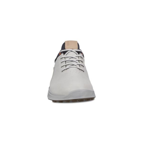 ECCO SHOES -MEN'S S-THREE SPIKELESS GOLF SHOES-WHITE