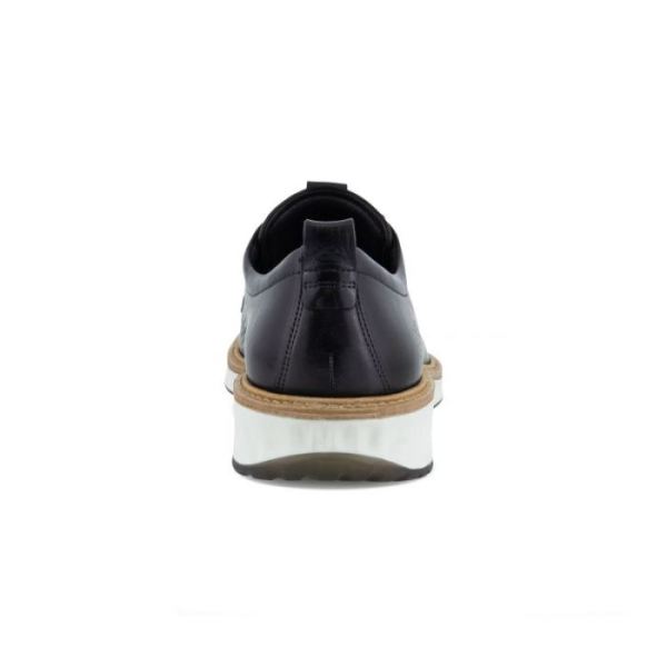 ECCO SHOES -ST.1 HYBRID MEN'S 5-EYELET DERBY SHOE-BLACK