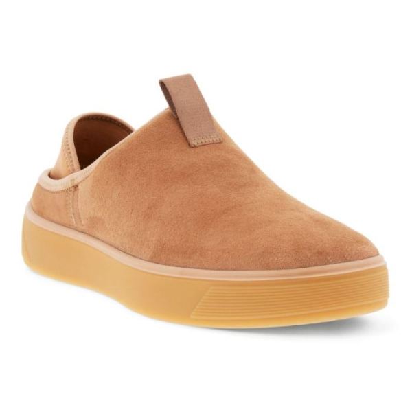 ECCO SHOES -STREET TRAY WOMEN'S SLIP-ON-TOFFEE