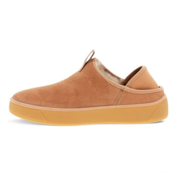 ECCO SHOES -STREET TRAY WOMEN'S SLIP-ON-TOFFEE