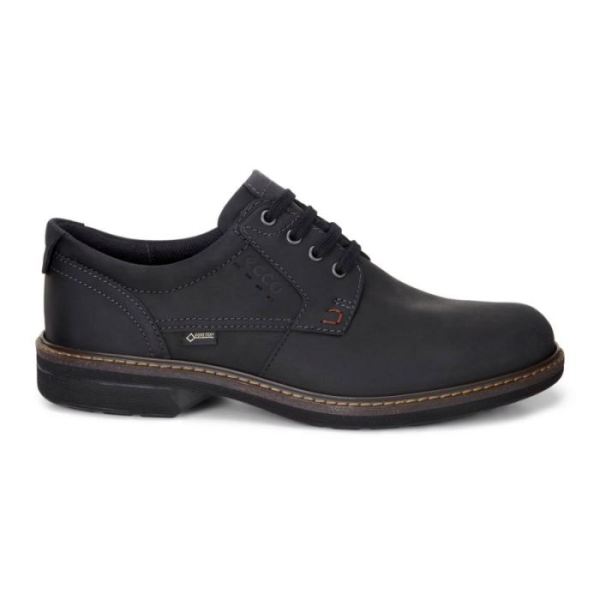 ECCO SHOES -TURN GTX PLAIN TOE TIE-BLACK/BLACK